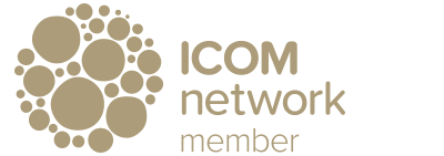 logo ICOM gold